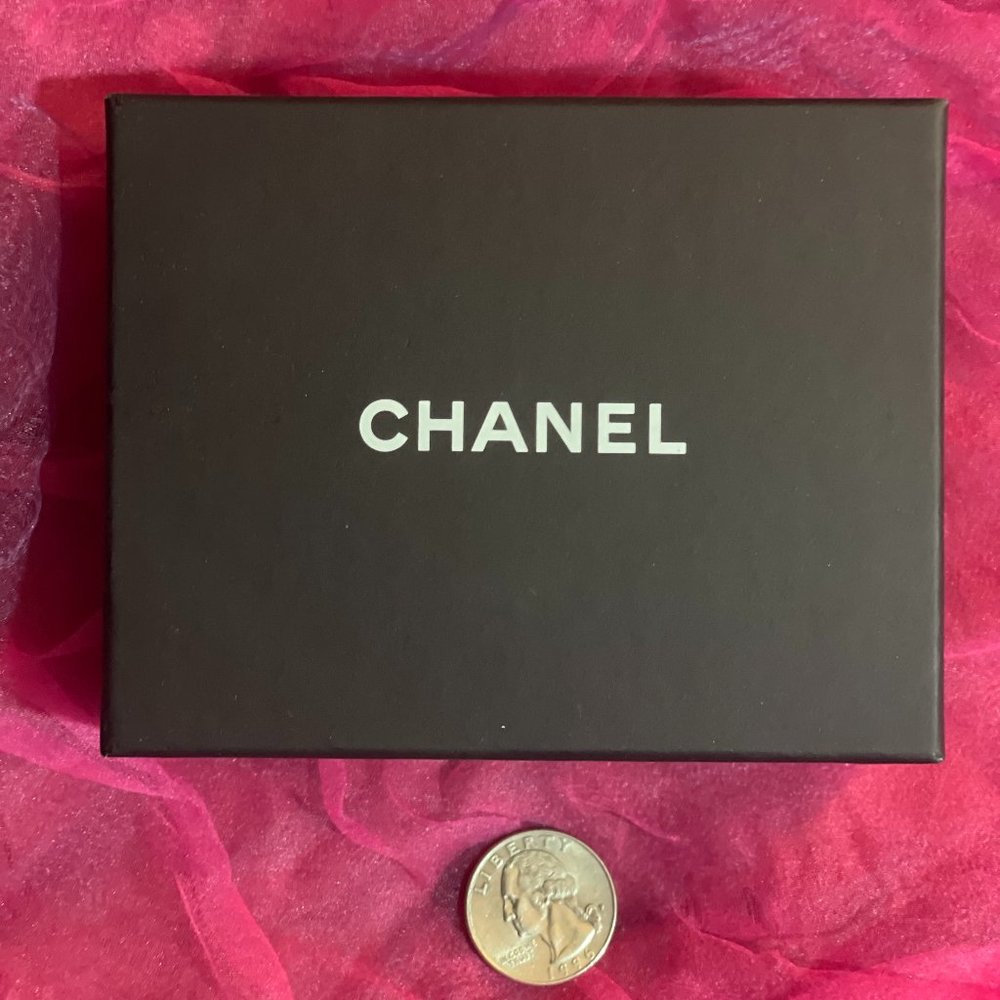 Authentic classic Chanel black jewelry / gift box